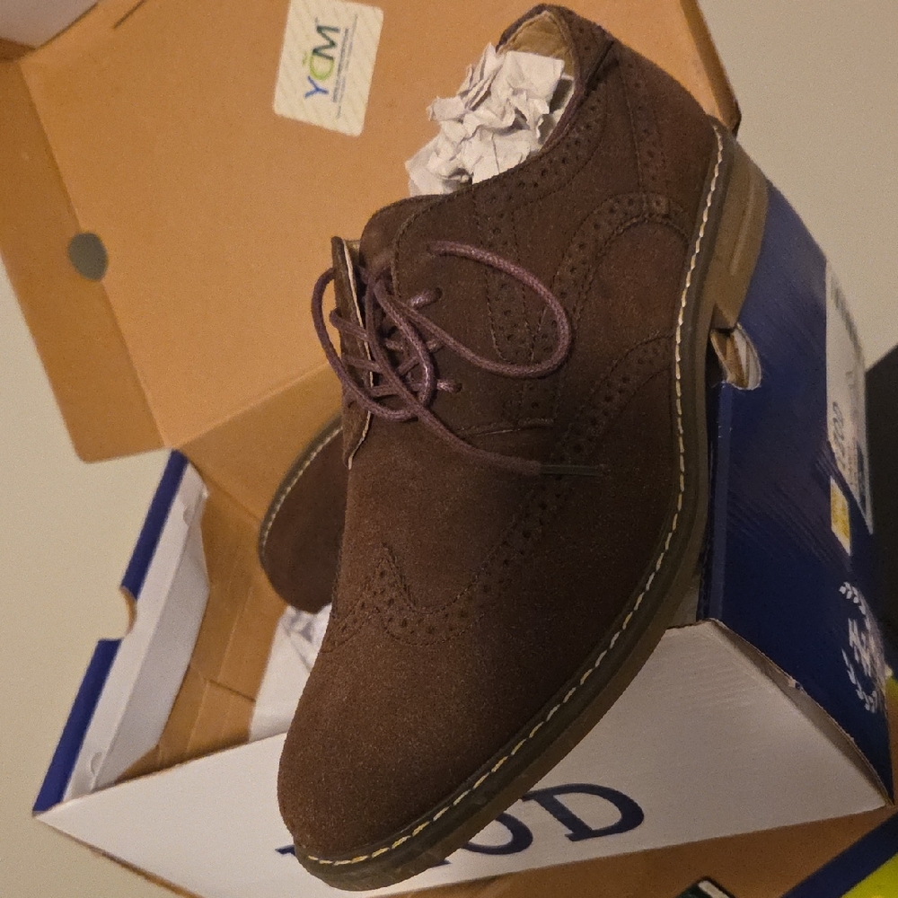 Izod Dark Brown Men's Oxford Shoes